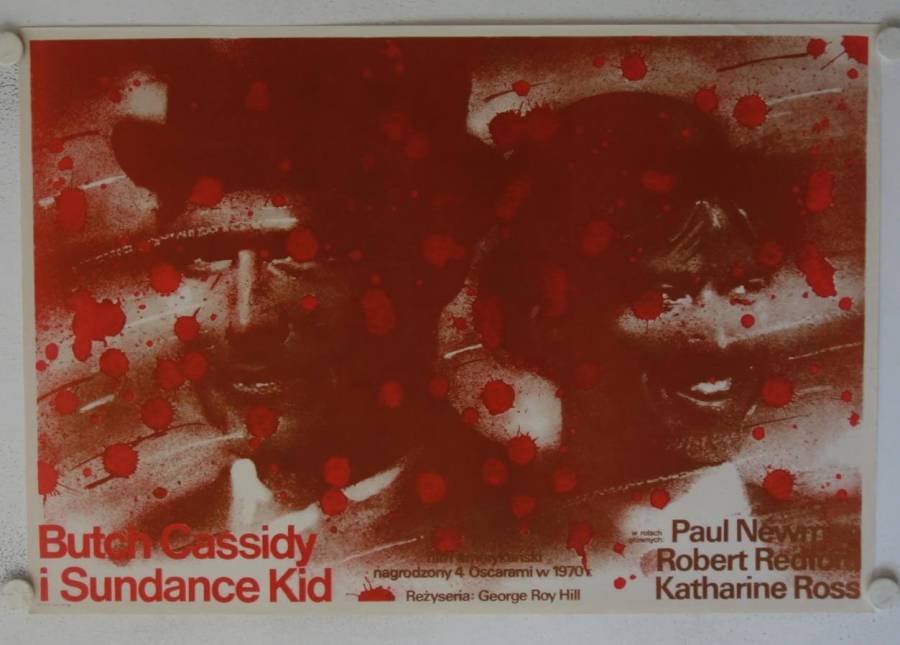 Butch Cassidy und Sundance Kid originales polnisches Filmplakat